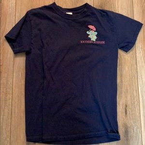A navy blue southern attitude shirt